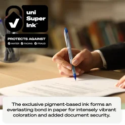 Pens|uni-ball Vision Elite Rollerball Pen, Bold Point, 0.8mm, Black Ink, 4/Pack (67180)