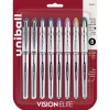 Pens|uni-ball Vision Elite Rollerball Pens, Micro Point, Assorted Colors Ink, 8 Pack (58092)