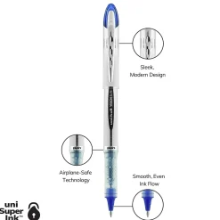 Pens|uni-ball uniball Vision Elite Rollerball Pens, Bold Point, 0.8mm, Blue Ink (69024)