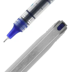 Pens|uni-ball uniball Vision Needle Rollerball Pens, Fine Point, 0.7mm, Blue Ink, Dozen (1734904)