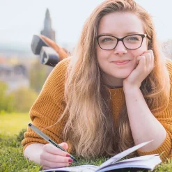 Pens|uni-ball uniball Vision Needle Rollerball Pens, Fine Point, 0.7mm, Blue Ink, Dozen (1734904)