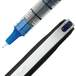 Pens|uni-ball uniball Vision Needle Rollerball Pens, Micro Point, 0.5mm, Blue Ink, 12/Pack (1734919)