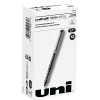 Pens|uni-ball uniball Vision Needle Rollerball Pens, Fine Point, 0.7mm, Black Ink, Dozen (1734903)