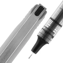 Pens|uni-ball uniball Vision Needle Rollerball Pens, Fine Point, 0.7mm, Black Ink, Dozen (1734903)