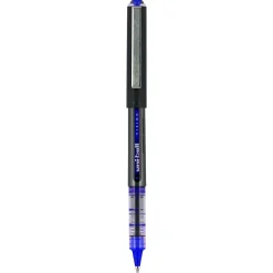 Pens|uni-ball uniball Vision Rollerball Pen, Micro Point, 0.5mm, Blue Ink, Dozen (60108)