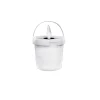 Defender ES Plastic Bucket Lid, Black/White, 5/Box (JPWL515200)<Unimed Online