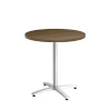 Conference Room Tables*Union & Scale ™ Multipurpose 30" Round Pinnacle Laminate Seated Height Silver Base Table (54812)