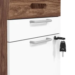 File Cabinets*Union & Scale ™ Essentials 2-Drawer Mobile Vertical File Cabinet, Letter/Legal, Lockable, 24.2