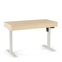 Standing Desks*Union & Scale ™ Essentials 48"W Rectangular Adjustable Standing Desk, Natural (UN60416-CC)