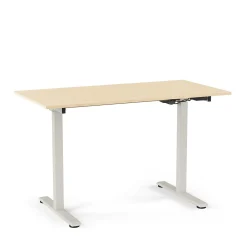 Standing Desks*Union & Scale â„¢ Essentials 48"W Electric Rectangular Adjustable Standing Desk, Natural (UN60415-CC)