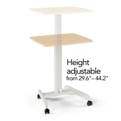 Standing Desks*Union & Scale ™ Essentials 24"W Rectangular Adjustable Standing Desk, Natural (FWS07-2)