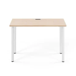 Office Desks*Union & Scale â„¢ Essentials 42"W Rectangular Writing Desk, Natural (UN60411-C)