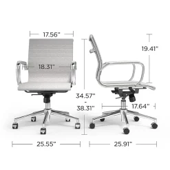 Office Chairs*Union & Scale ™ Everell Ergonomic Fabric Manager Chair, Heather Gray (53279)