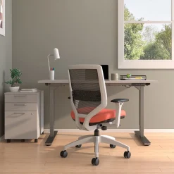 Ergonomic Chairs*Union & Scale ™ Lewis Ergonomic Mesh Swivel Computer and Desk Chair, (UN55654-CC) Salmon
