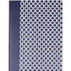 Subject Notebooks|Universal Casebound Hardcover Notebook, Dark Blue with Hexagon Pattern, 1-Subjects, 10 1/4 x 7 5/8, Each (66351)