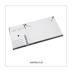 File Storage|Universal Corrugated Boxes, Letter Size, White, 12/Carton (UNV75121)