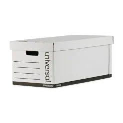 File Storage|Universal Corrugated File Box with Lift Off Lid, 12/Carton (UNV95220)