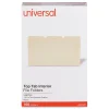 File Folders|Universal File Folder, Legal Size, Manila, 100/Box (UNV15213)