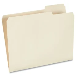 File Folders|Universal File Folder, Letter Size, Manila, 100/Box (UNV12123)