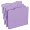 File Folders|Universal File Folder, Letter Size, Violet, 100/Box (UNV16165)