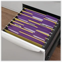 File Folders|Universal File Folder, Letter Size, Violet, 100/Box (UNV16165)