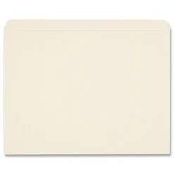 File Folders|Universal File Folder, Straight Cut, Letter Size, Manila, 100/Box (UNV12110)