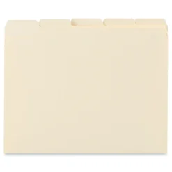 File Folders|Universal File Folder, Straight Cut, Letter Size, Manila, 100/Box (UNV12115)