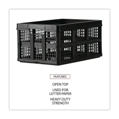 File Storage|Universal Filing/Storage Tote, Black, 10 1/4