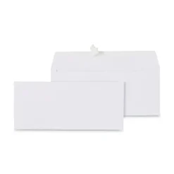 Clearance Universal Pull & Seal Business #9 Envelopes 3 7/8" x 8 7/8", White, 500/Bx