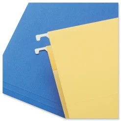 Hanging File Folders|Universal Recycled Hanging File Folders, Legal Size, Assorted Colors, 25/Box (UNV14221)
