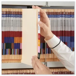 File Folders|Universal Reinforced File Folder, Letter Size, Manila, 100/Box (UNV13300)