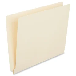 File Folders|Universal Reinforced File Folders, 1 Tab, Letter Size, Manila, 100/Box (UNV13330)