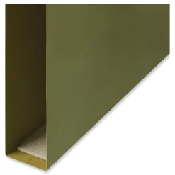 Hanging File Folders|Universal Reinforced Recycled Hanging File Folder, Letter Size, Standard Green, 25/Box (UNV14141)