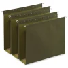 Hanging File Folders|Universal Reinforced Recycled Hanging File Folder, Letter Size, Green, 25/Box (UNV14143)