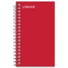 Notepads|Universal Side Wirebound Memo Books, 5" x 3", Narrow Ruled, 50 Sheets/Pad, 12/Pack (UNV20453)