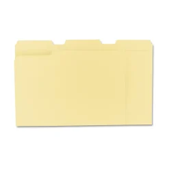 File Folders|Universal Top Tab File Folders, 1 Tab, Letter Size, Manila, 100/Box (UNV12113)