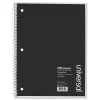 Subject Notebooks|Universal Wirebound Notebook, 8.5 x 11, College Ruled, 200 Sheets, Assorted Color Cover (UNV66500)