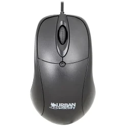 Sale Urban Factory BIG CRAZY Wired Ambidextrous Optical USB Mouse, Black (BCM01UF)