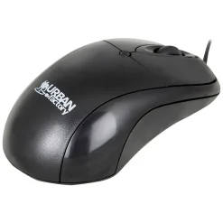 Sale Urban Factory BIG CRAZY Wired Ambidextrous Optical USB Mouse, Black (BCM01UF)
