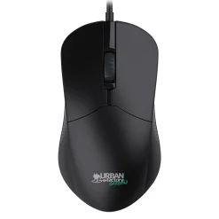 Outlet Urban Factory CYCLEE Eco-Designed Ambidextrous Computer Mouse, Black (GWM01UF)