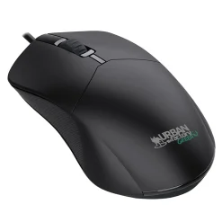 Outlet Urban Factory CYCLEE Eco-Designed Ambidextrous Computer Mouse, Black (GWM01UF)