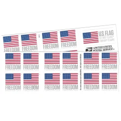 Postage Stamps|USPS U.S. Flag Forever, 20 Postage Stamps (FOREVER-FLAG20)