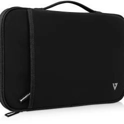 Laptop Sleeve, Black Neoprene (CSE12HS-BLK-9N)<V7 Hot