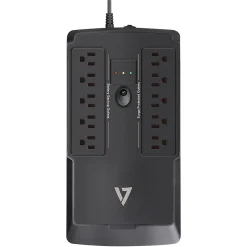 V7 ® UPS1DT550-1N 10 Outlets 632 J 550 VA/330 W Desktop UPS, 6'