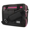 Laptop Bags|Vangoddy 15.6" Nylon Water Resistant Laptop Bag, Black/Pink (0609465467115)