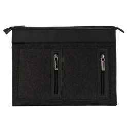 2 Pack Slim Light weight Sleeve Case for 10 - 12 Inch Tablet and Laptop, Black and Brown (PT_000001154)<Vangoddy New