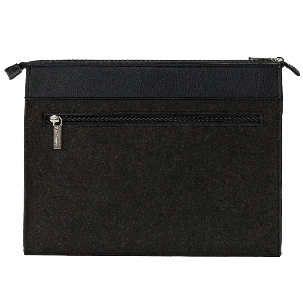 2 Pack Slim Light weight Sleeve Case for 10 - 12 Inch Tablet and Laptop, Black and Brown (PT_000001154)<Vangoddy New