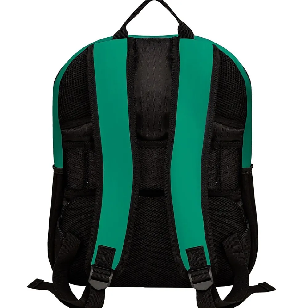 Adler Laptop Backpack Fits up to 15.6" Laptop Jade Green with Black Trim<Vangoddy Hot