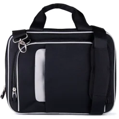 Back to School Messenger Shoulder Bag Briefcase, Fits 13 Inch Laptop, Black (NBKLEA638)<Vangoddy Best