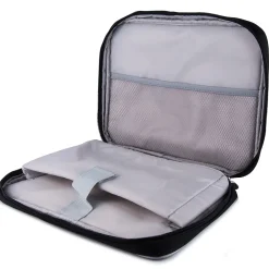 Back to School Messenger Shoulder Bag Briefcase, Fits 13 Inch Laptop, Black (NBKLEA638)<Vangoddy Best